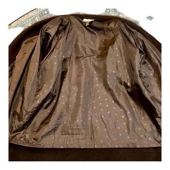 VNTG Angora Mobwife Fuzzy Open Front Coat - Picture 10 of 16